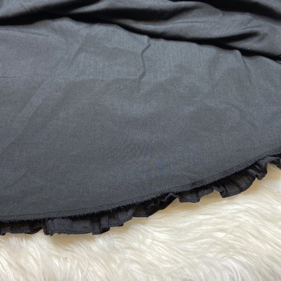 Tripp NYC Torrid VINTAGE Black Ruffle Mock Pleat Goth Lolita Skirt Size 26 PLUS - Picture 13 of 15